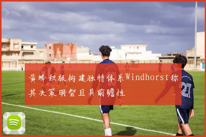 黄蜂积极构建独特体系Windhorst称其决策明智且具前瞻性
